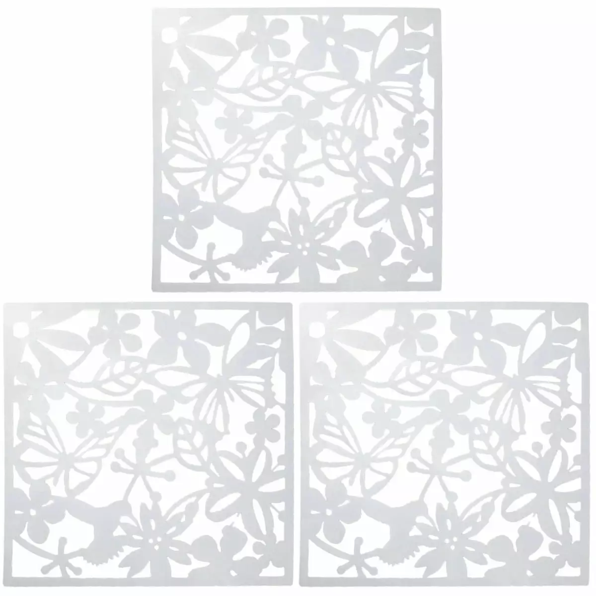 Hanging Divider Screen Decorative Panel 3 Pack White Honeycomb Kitchen Decoration NOBRAND