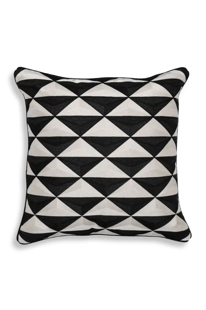 Black White Decorative Pillow Eichholtz Mist Modern Home Decor