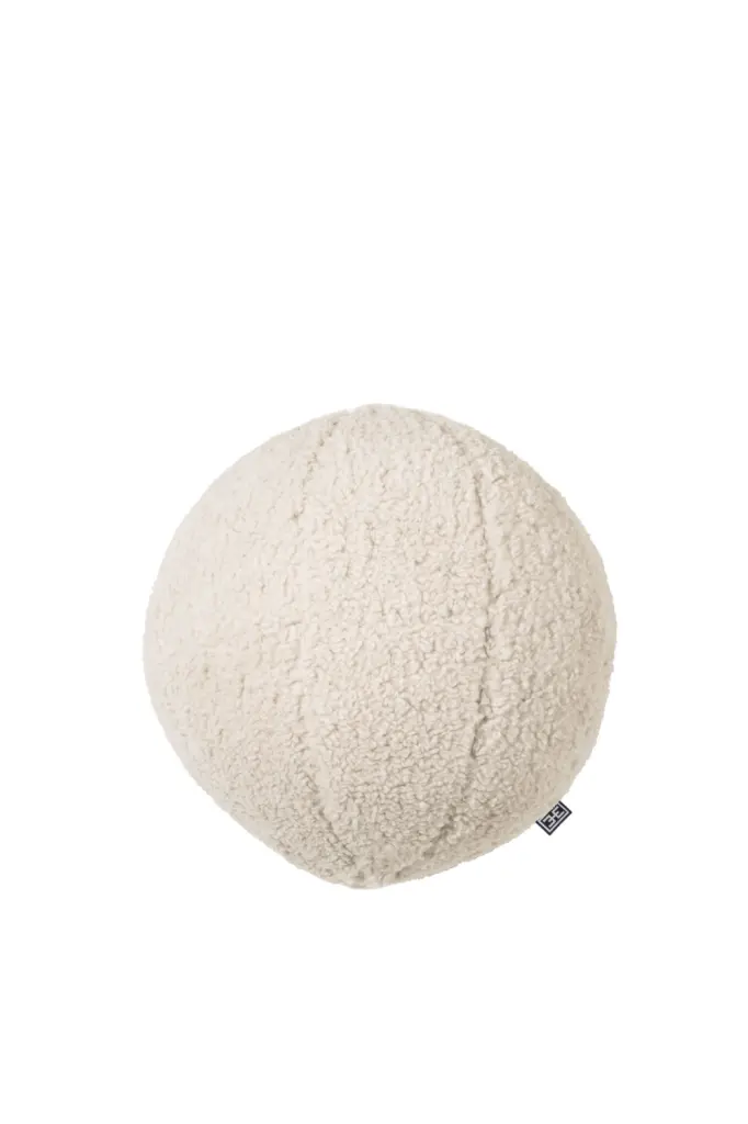 Brisbane Cream Ball Pillow Small Eichholtz Palla S Luxury Decorative Pillow