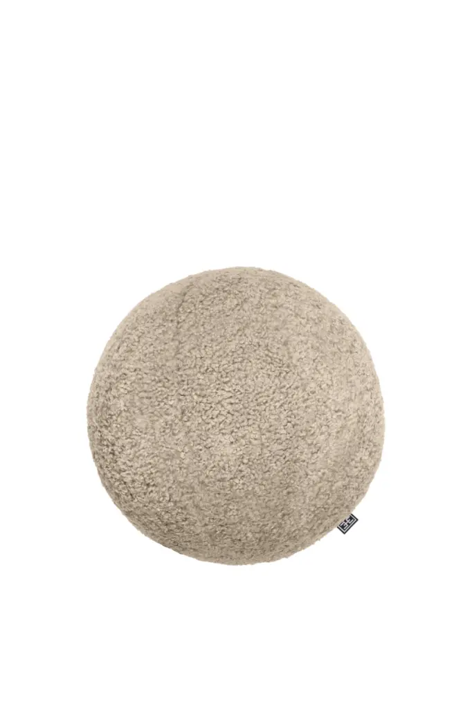 Canberra Sand Ball Pillow Small Eichholtz Palla S Neutral Decorative Pillow