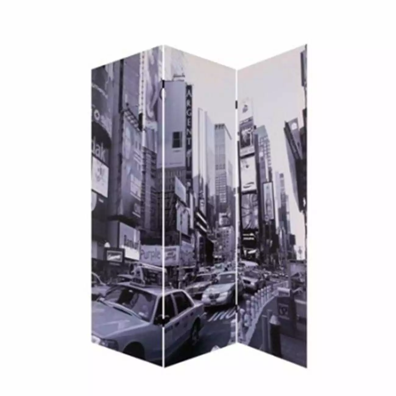 New York City Skyline Room Divider Screen Urban Decor Privacy Panel Jagged Designs