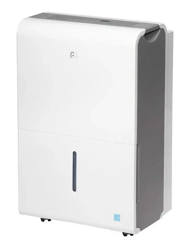 Perfect Aire 3PFDP50 Dehumidifier, 4.8 , 110 to 120 V, 515 W, 2-Speed, 50 pt/day Humidity Removal, 12.7 pt Tank, Pearl