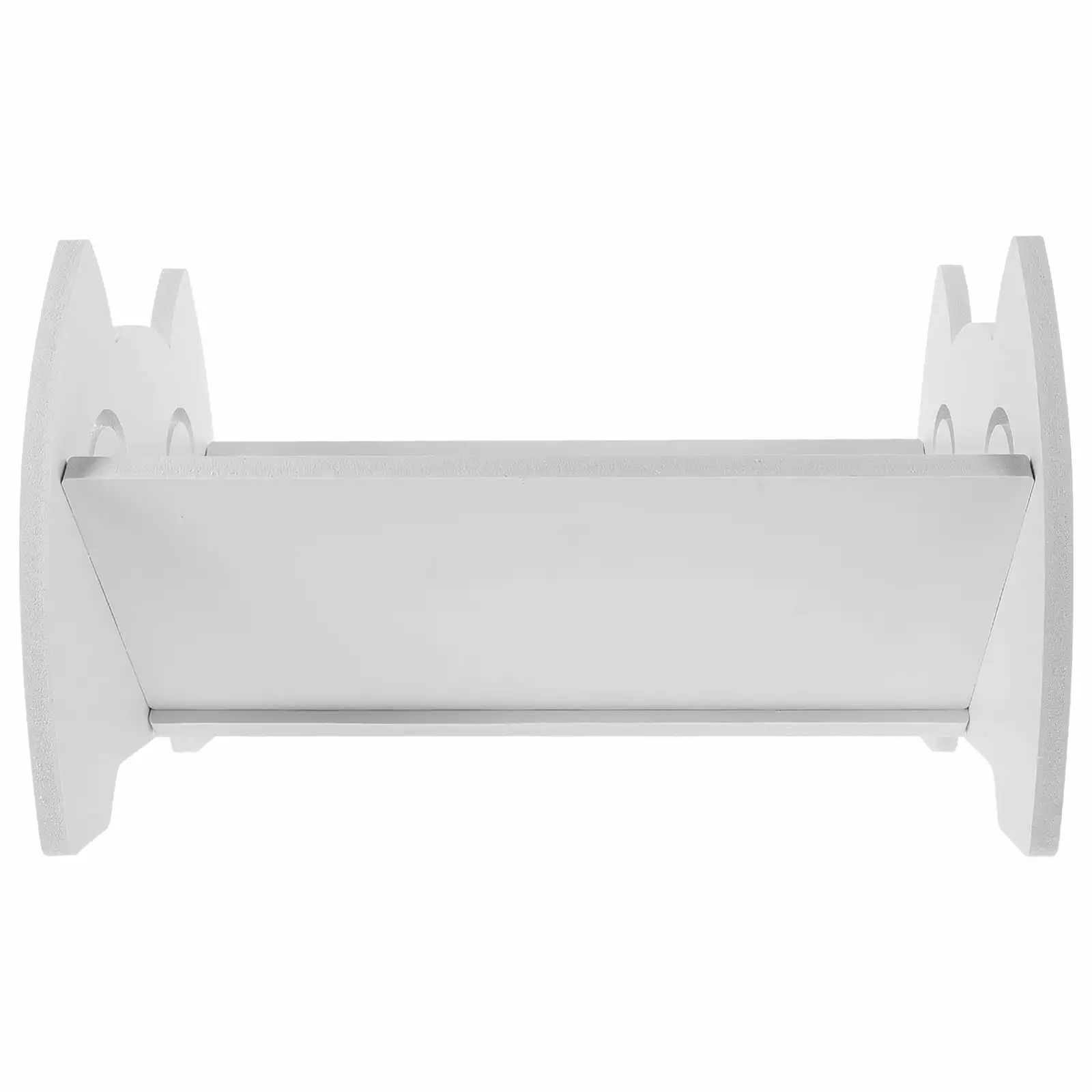 Desktop Bookcase Organizer Kids - White ABS Child Accessory Shelf - Compact Storage Solution FANN