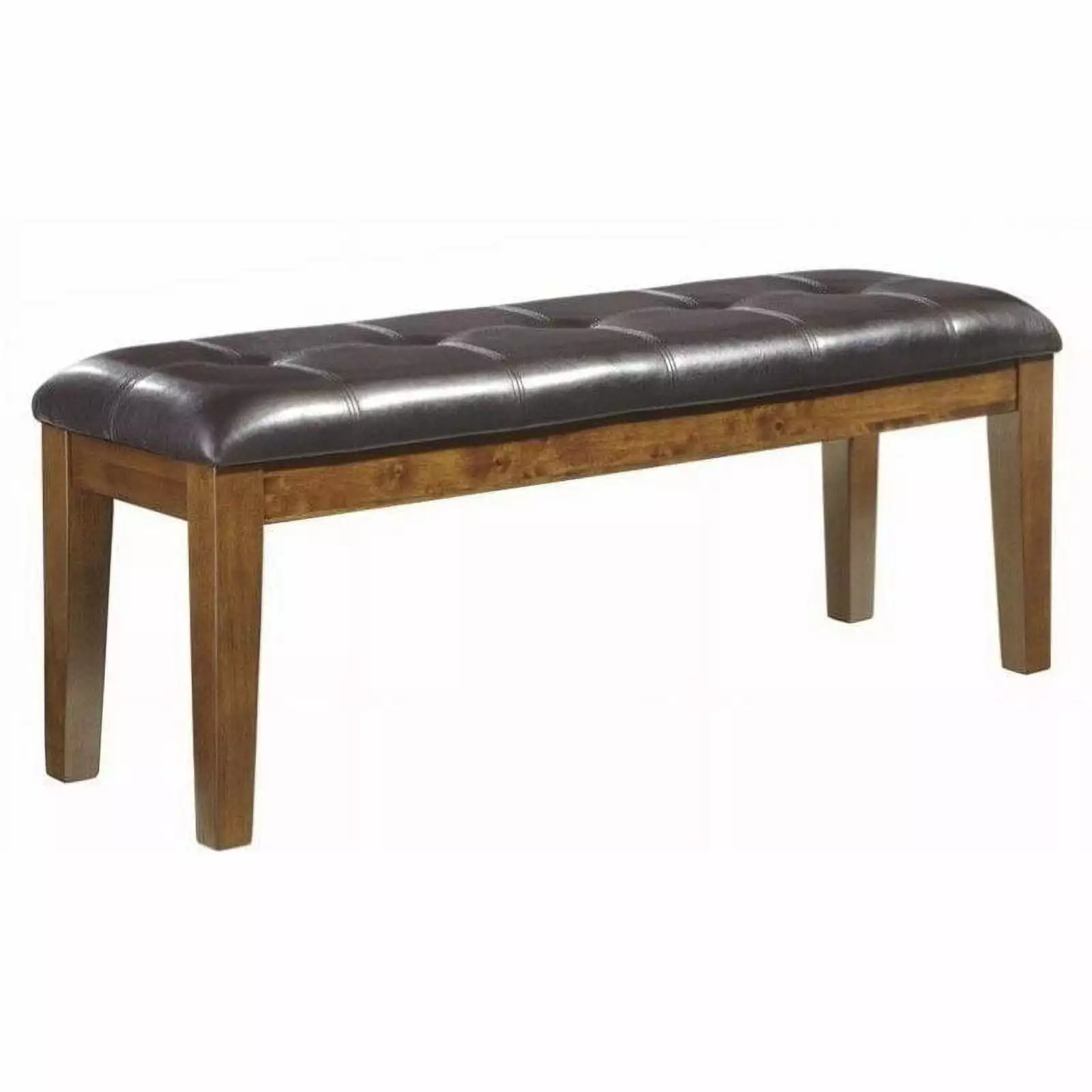 Bowery Hill Dining Room Bench Medium Brown - Classic and Sturdy Dining Seating Benches
