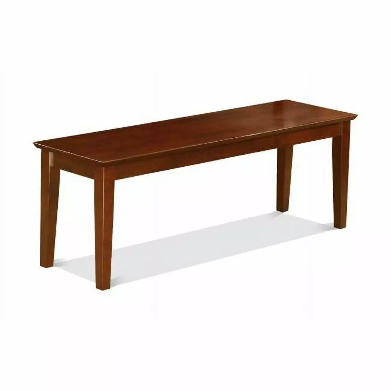 Capri Bench Wood Seat Mahogany Classic Dining Room Bench Benches GSI Homestyles