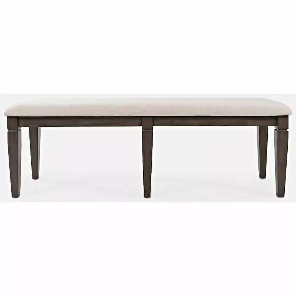 Jofran Lincoln Square Contemporary Upholstered 58 Inch Dining Bench Kitchen and Dining Room Benches JOFRAN INC.