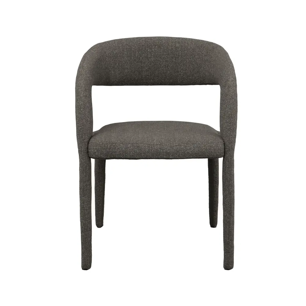 Modrest Faerron - Present-day Grey Fabric Dining Chair