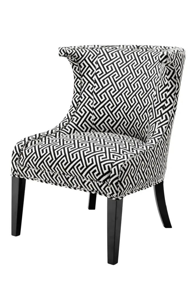 Eichholtz Elson Modern Patterned Dining Chair Stylish Seating