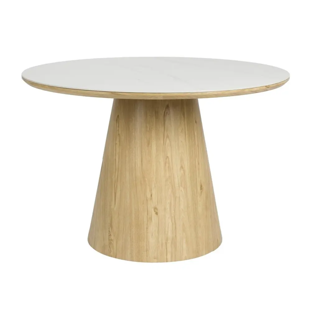 Almira Round Dining Table - Oak