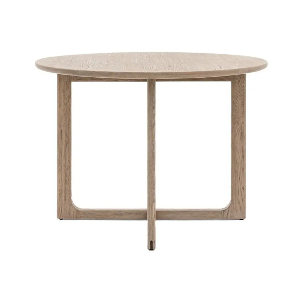 Coastal Entertaining Croft Round Dining Table - Smoke