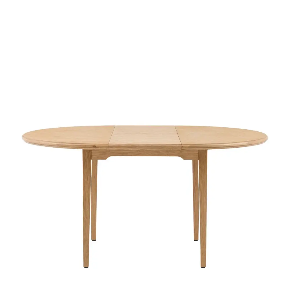 Malvern Round Stretchable Dining Table - Natural