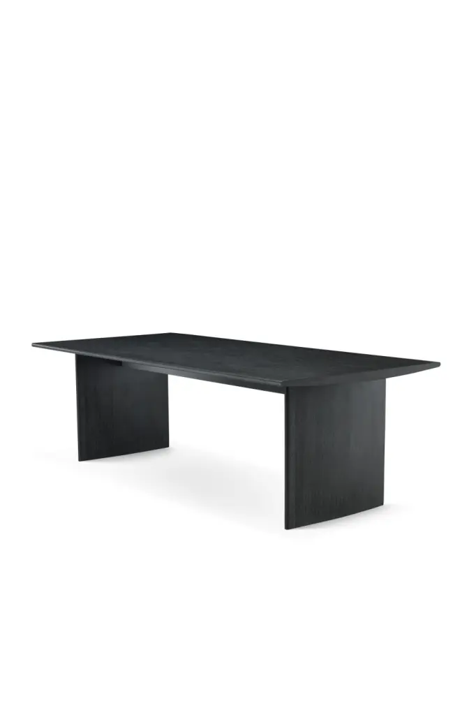 Rectangular Charcoal Dining Table Eichholtz Tricia Stylish Furniture