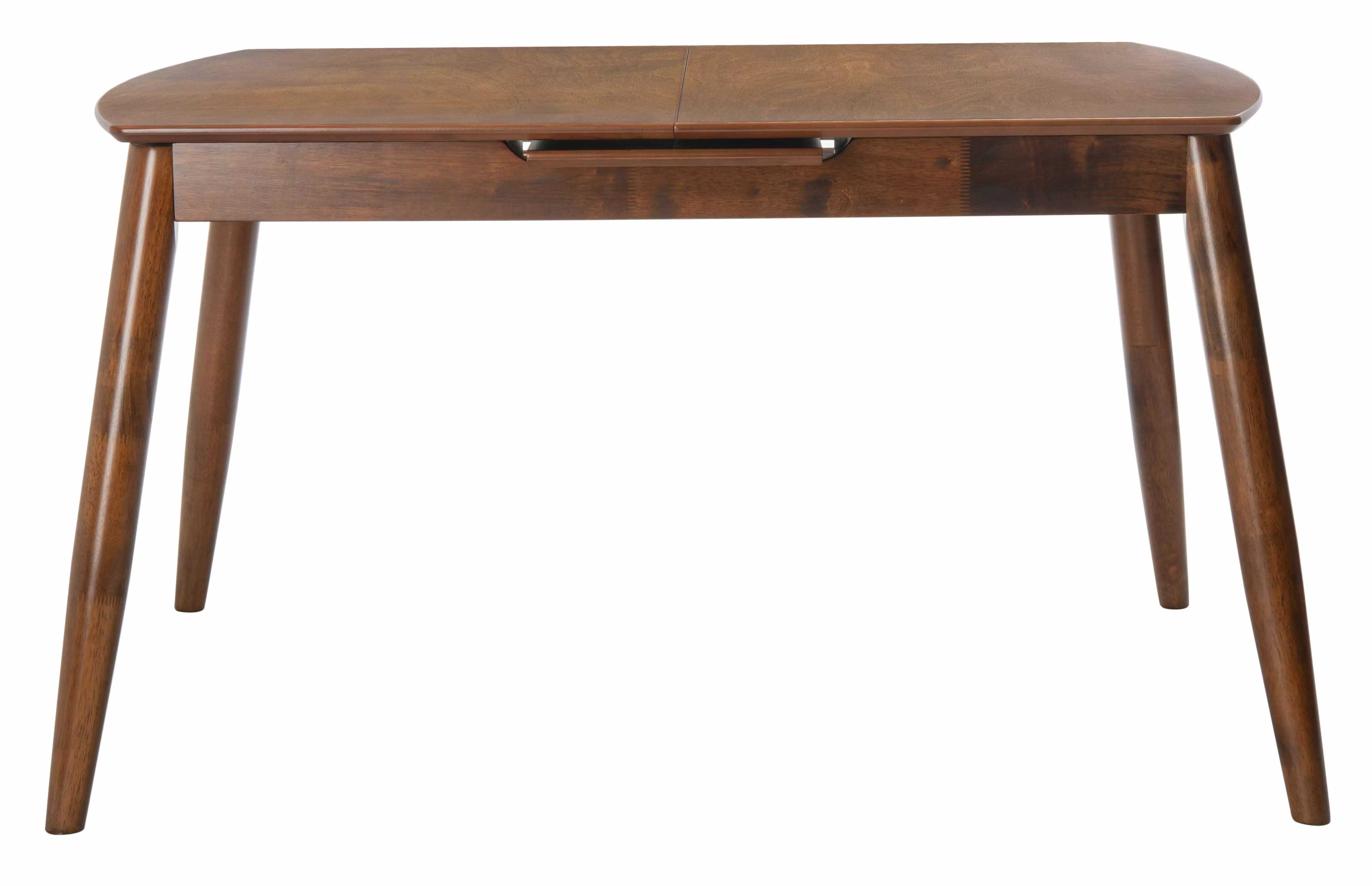 SAFAVIEH Kyoga Auto Mechanism Extension Dining Table Walnut 63x35 Inches