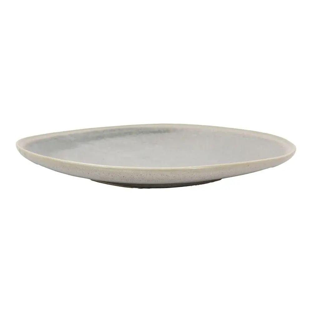 Pebble Glaze Dinner Plates - Dove Grey (Pack 4)