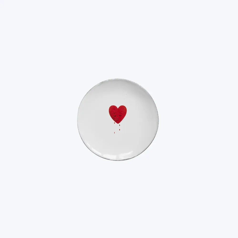 Small Crying Heart Plate
