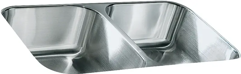 Sterling McAllister Series 11406-NA Kitchen Sink, Rectangular Bowl, 18 OAW, 32 OAH, 8-1/16 OAD, Stainless Alloy