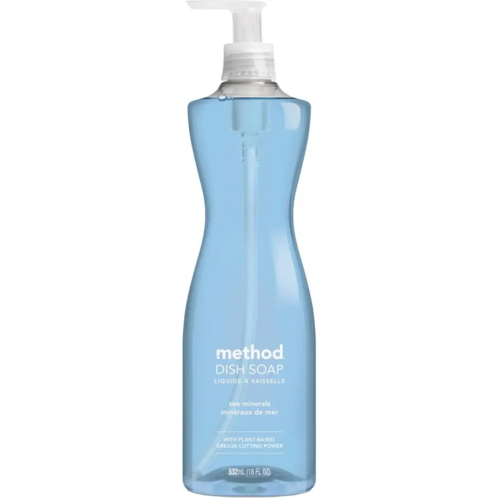 Method Sea Minerals Dish Soap 18oz Plant-Based Dishwashing Liquid