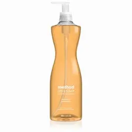 Naturally-Derived Dishwashing Liquid Clementine Scent 18oz Grease Cutting Method