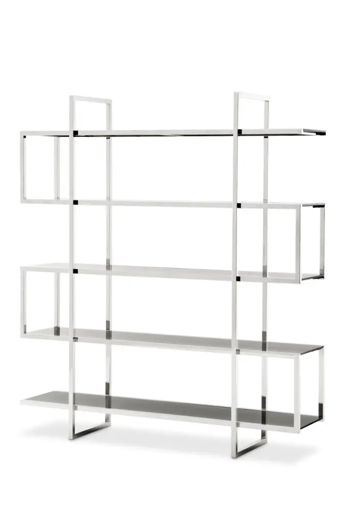 Eichholtz Soto Steel Display Cabinet Glass Door Storage Unit