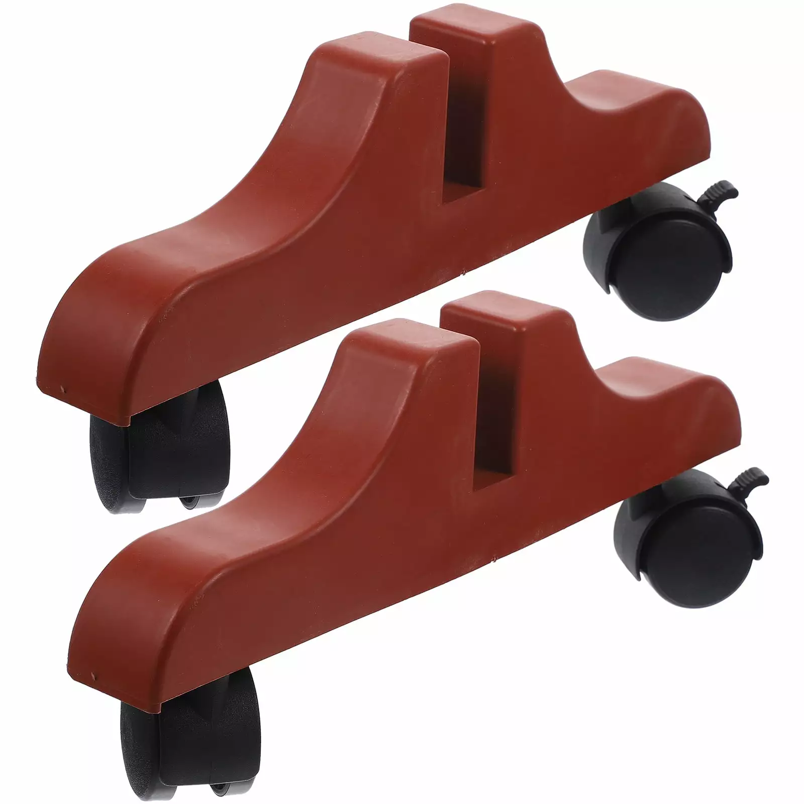 BESTONZON 2Pcs Wooden Room Divider Stand Base Wheels