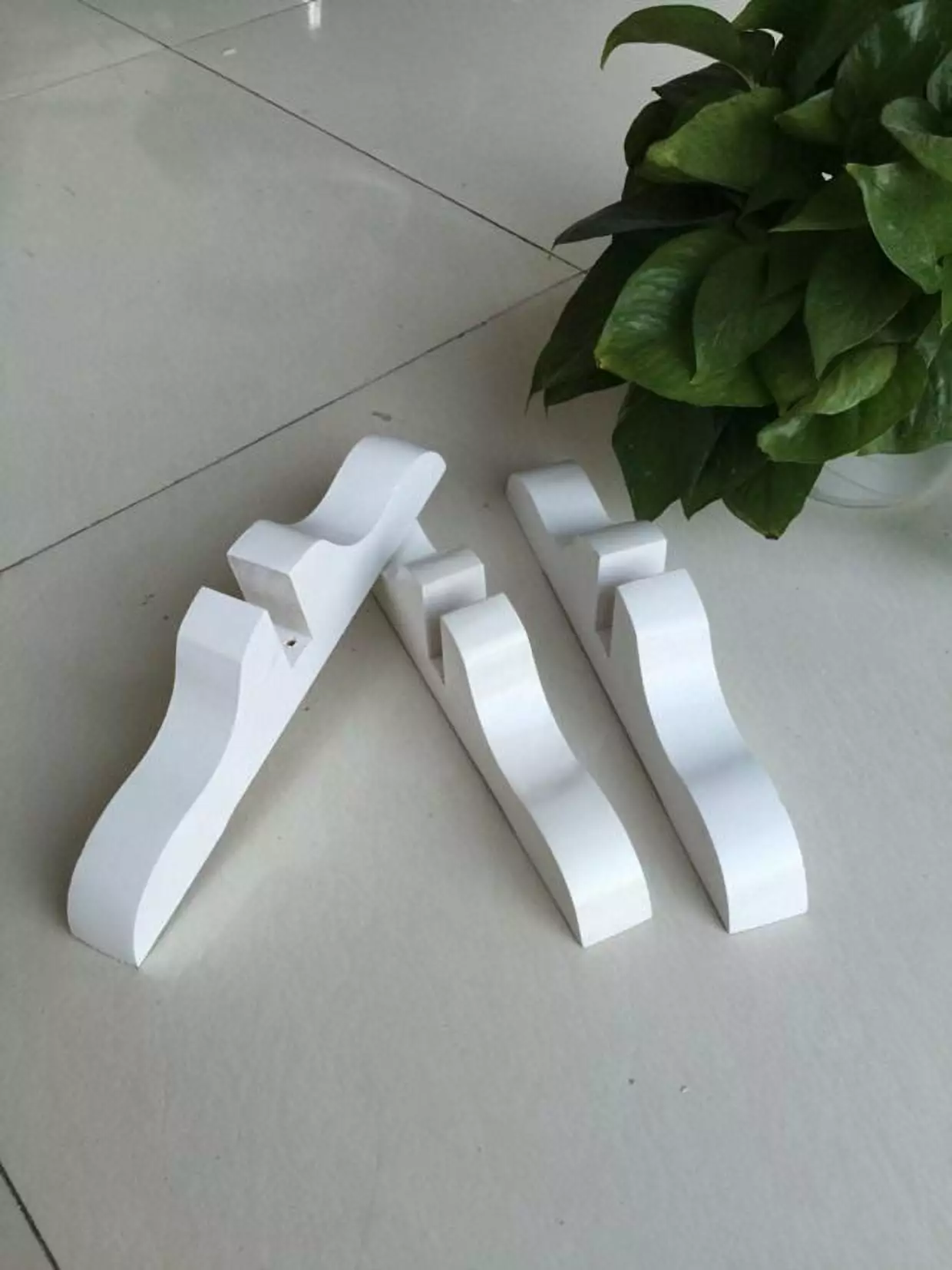 2pcs Room Divider Stand Screen Panel Feet Room Divider Bracket Partition Base NUOLUX