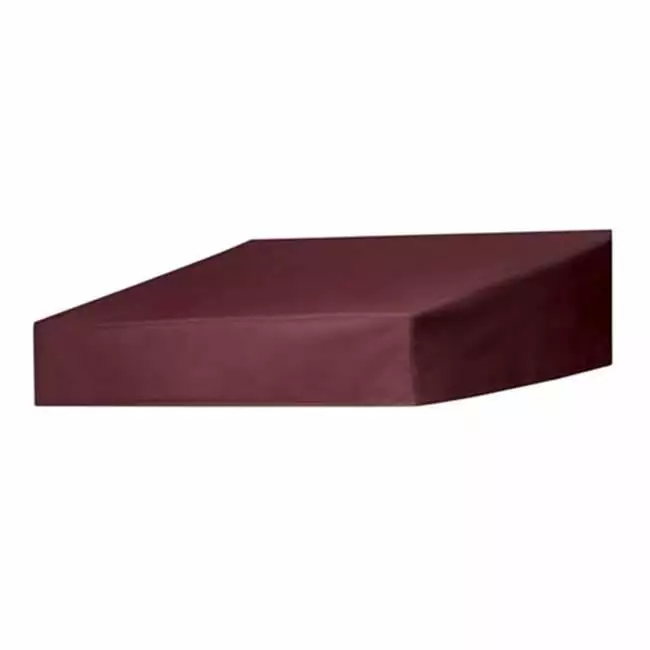 IDM Worldwide Classic Door Canopy Burgundy 4 ft