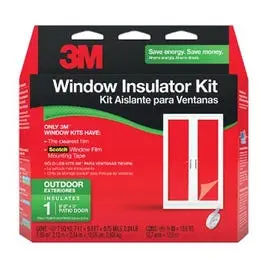 84 x 112-Inch Exterior Patio Door Insulator Kit Energy Efficiency and Weatherproofing 3M