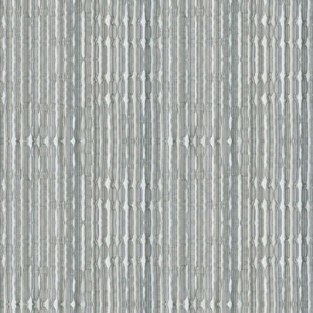 Sheer Drapery Fabric Grey and Sterling