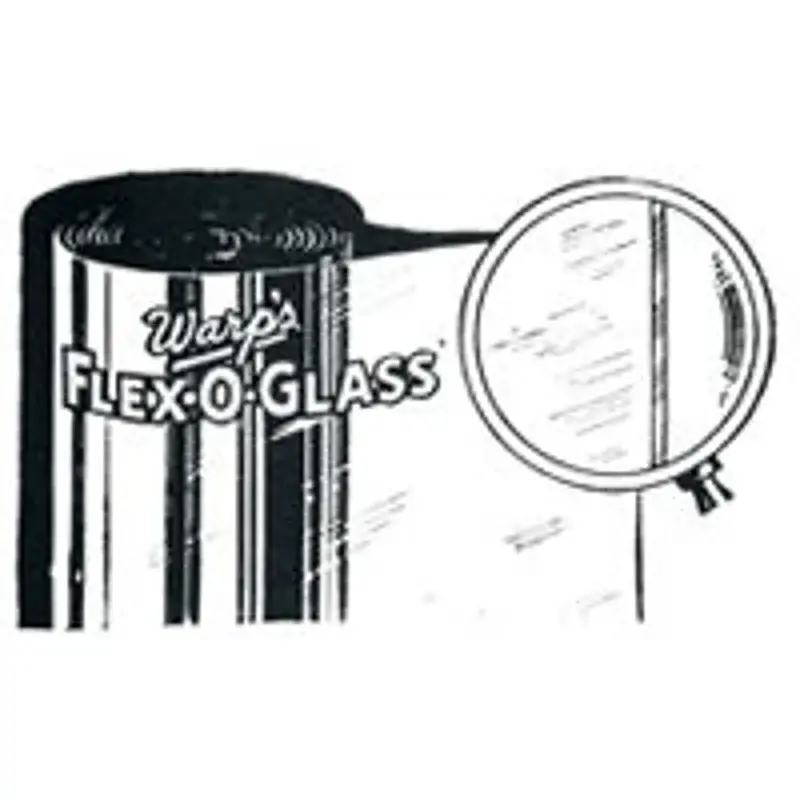Warp's Flex-O-Glass Series NFG-3625 Window Film, 25 yd L, 36 W, 4 Thick Material, Polymer