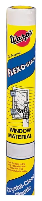 Warp's Flex-O-Glass Series NFG-4850 Window Film, 50 yd L, 48 W, 4 Thick Material, Acrylic
