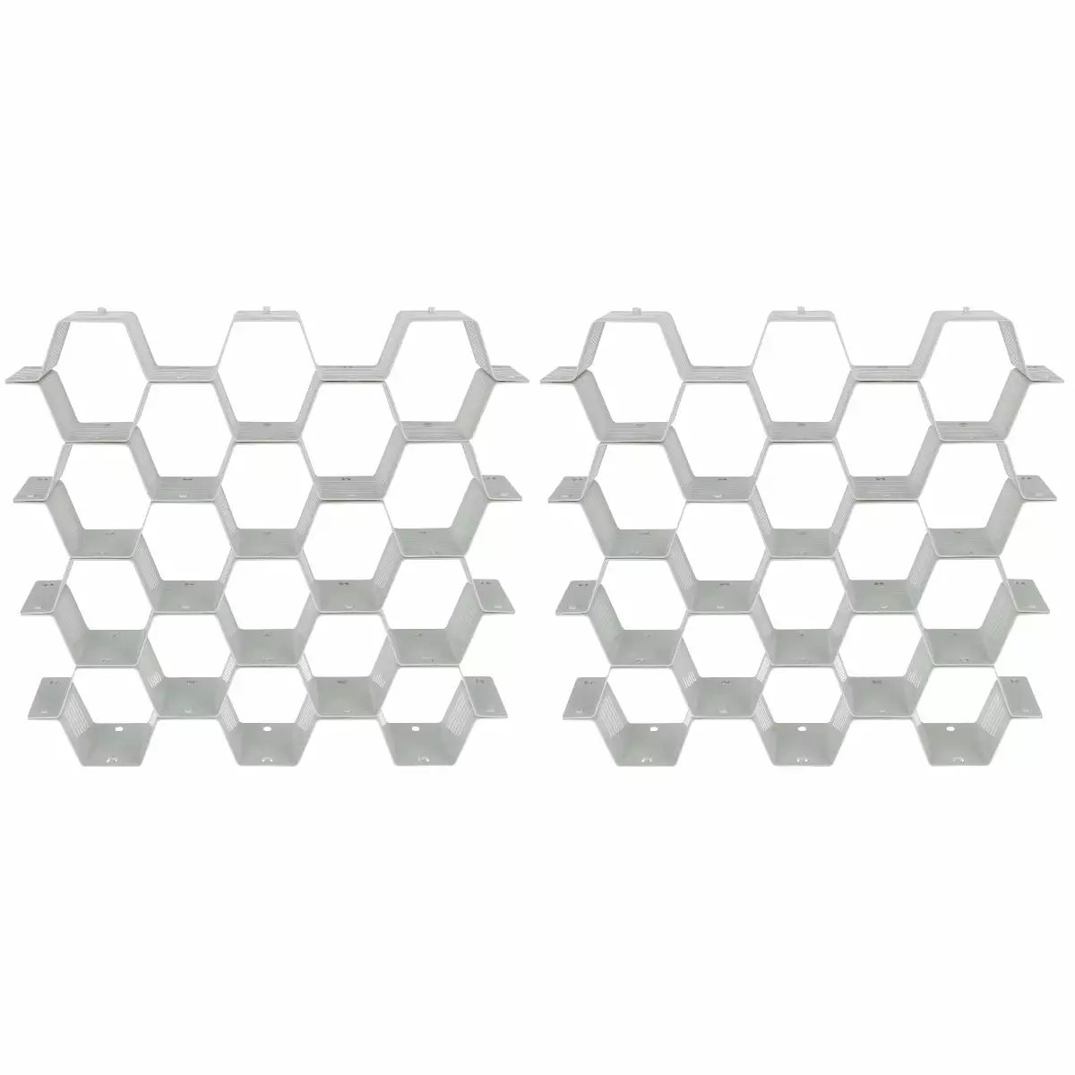 Set 2 Honeycomb Vanity Table Dresser Drawer Organizers Closet Baby Miss FANN