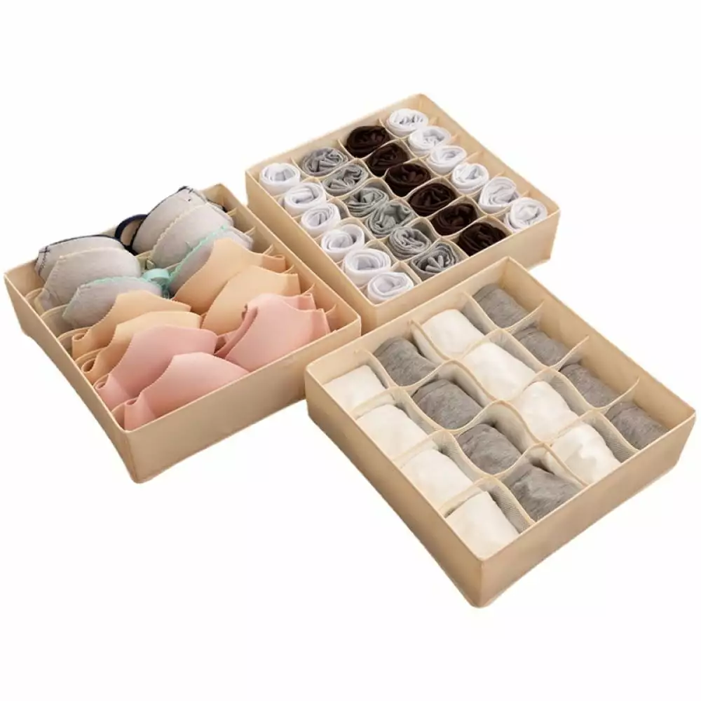 Drawer Arranger Clothing System Foldable Washable Wardrobe Bedroom TuseyRxln