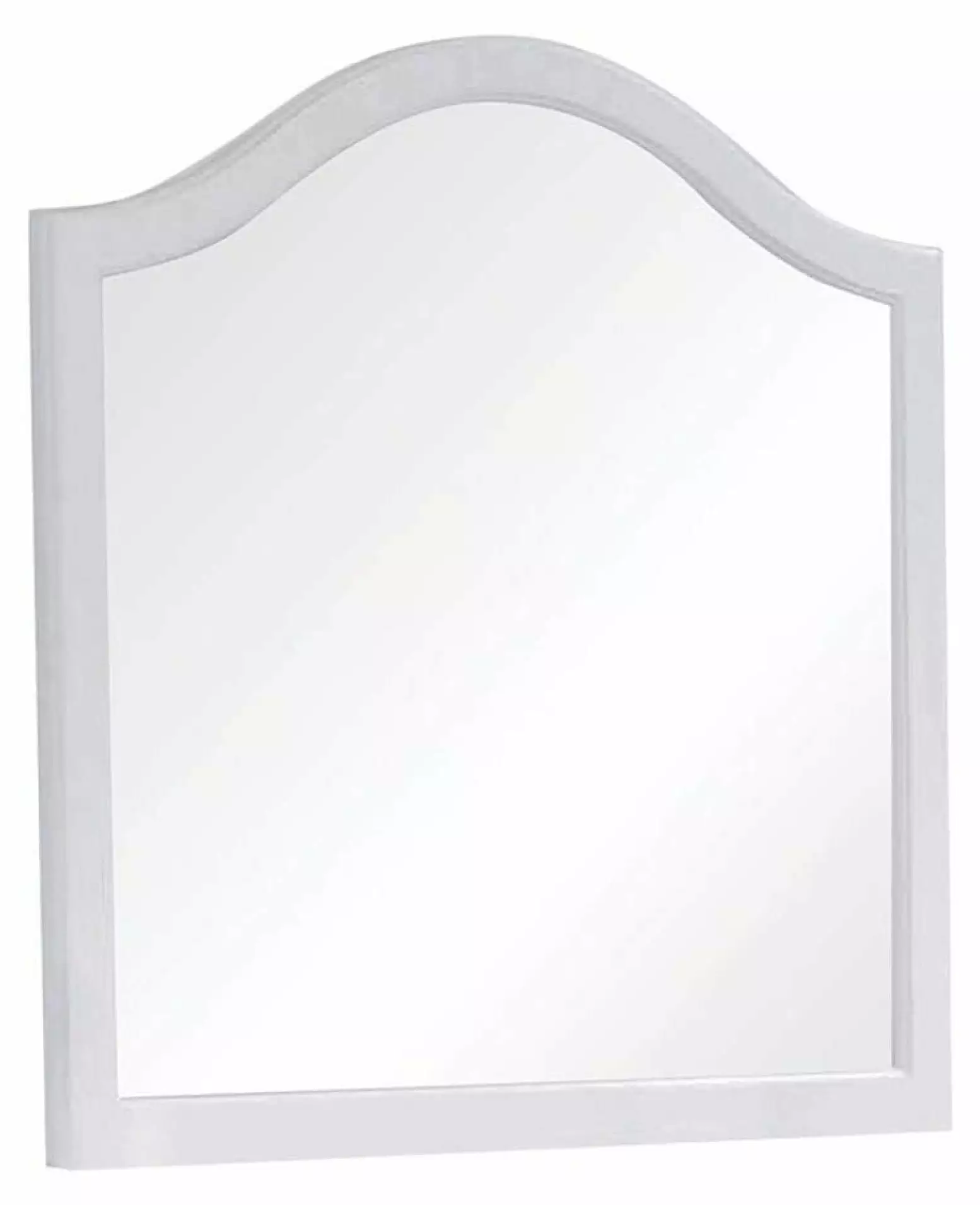 White Dominique Dresser Mirror 33.75 Inch Bedroom or Livingroom YANFEN