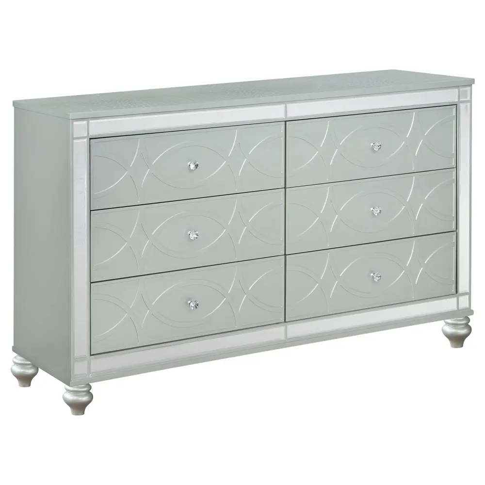 Diamond Modern Furniture COA Gunnison 6-Drawer Dresser 223213