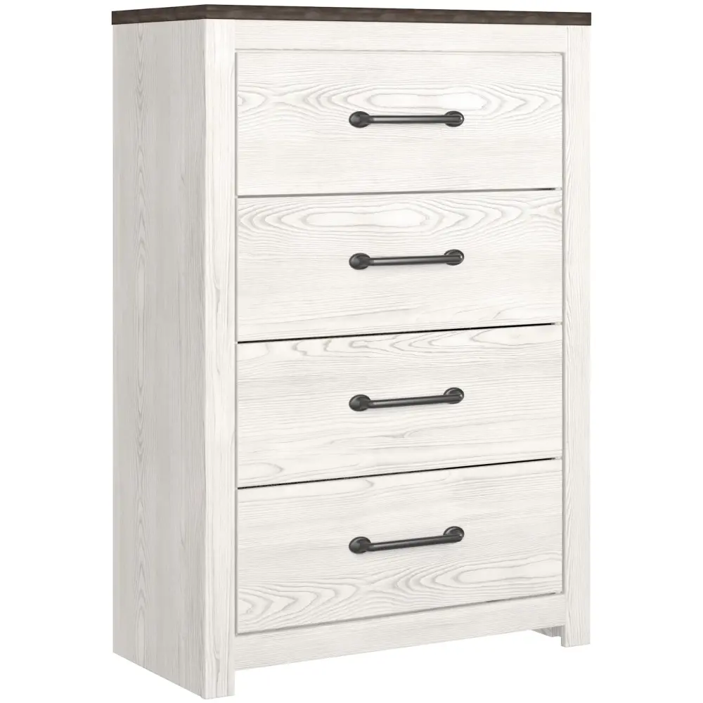 Diamond Modern Furniture Exclusive Design Gerridan 4-Drawer Chest B1190-44