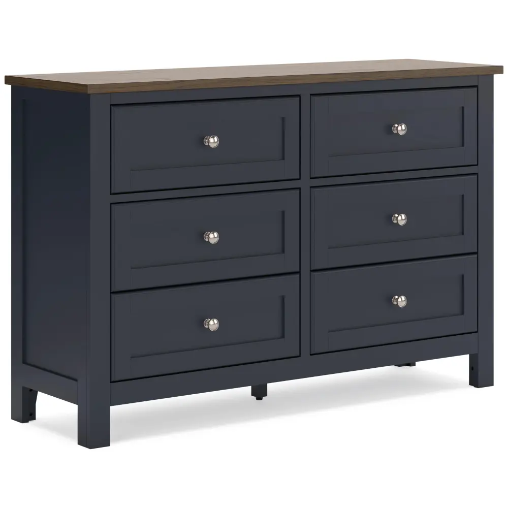 Diamond Modern Furniture Exclusive Design Landocken 6-Drawer Dresser B414-21
