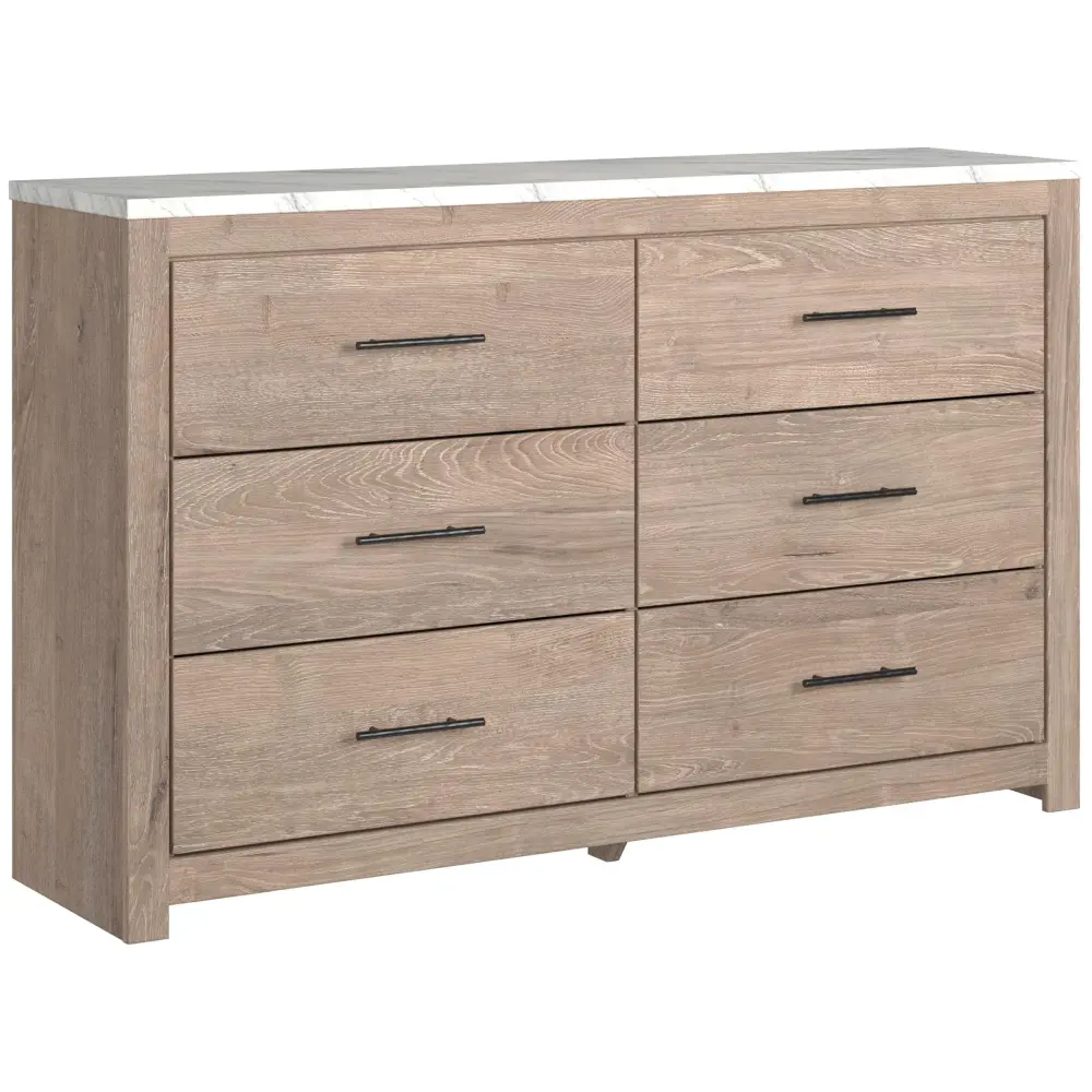 Diamond Modern Furniture Exclusive Design Senniberg 6-Drawer Dresser B1191-31