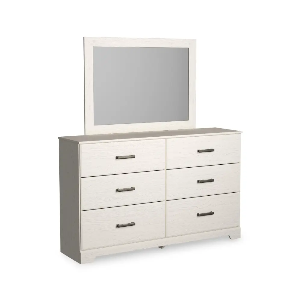 Diamond Modern Furniture Exclusive Design Stelsie 6-Drawer Dresser Mirror B2588-31/B2588-36