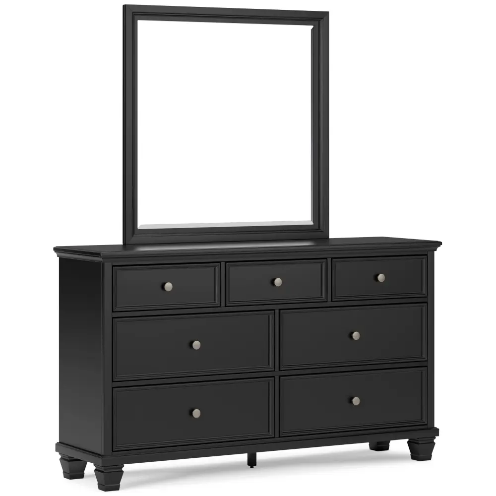 Diamond Modern Furniture Premium Design Lanolee 7-Drawer Dresser Mirror B687-31/B687-36