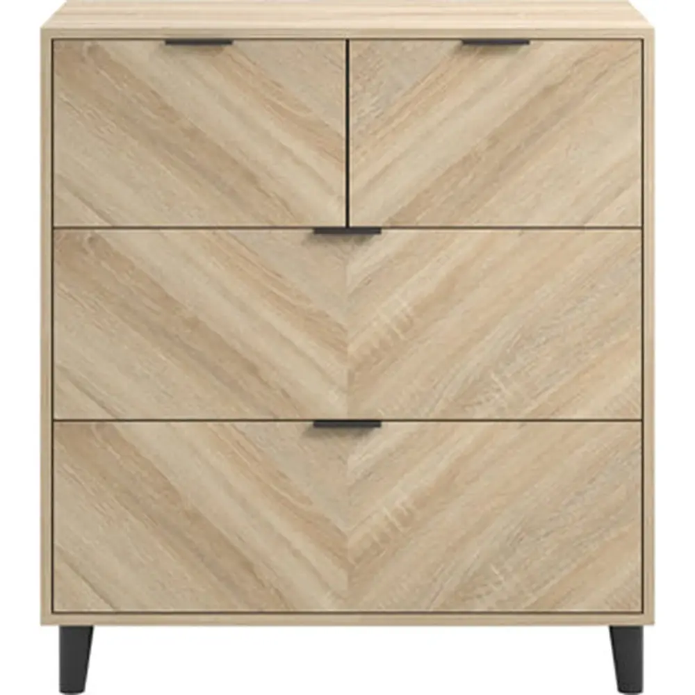 Under-Bed Storage Visby Chest Drawers - Chevron