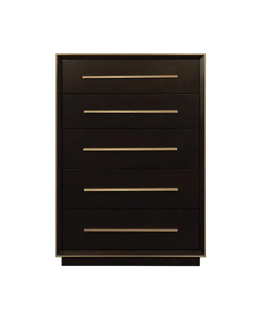 Durango 5-Drawer Chest Smoked Peppercorn Wood Dresser