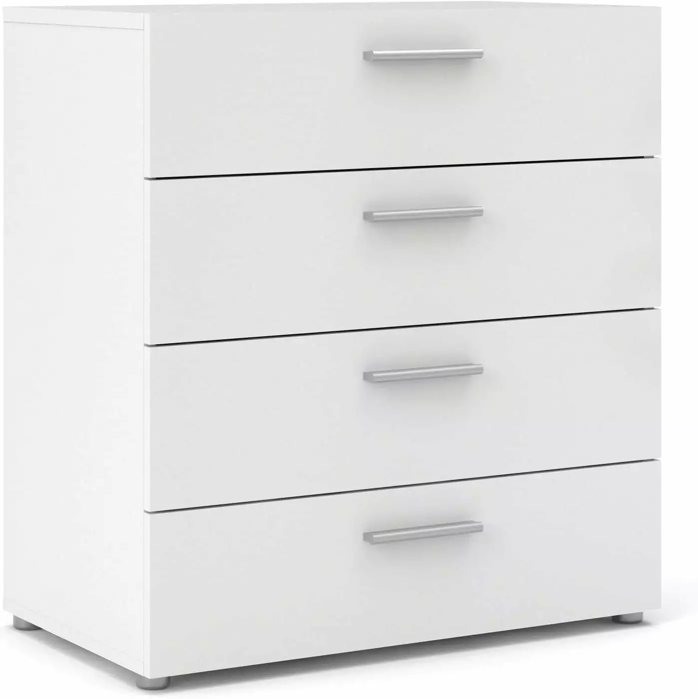 Elegant Austin 4 Drawer Chest White - Stylish Bedroom Storage