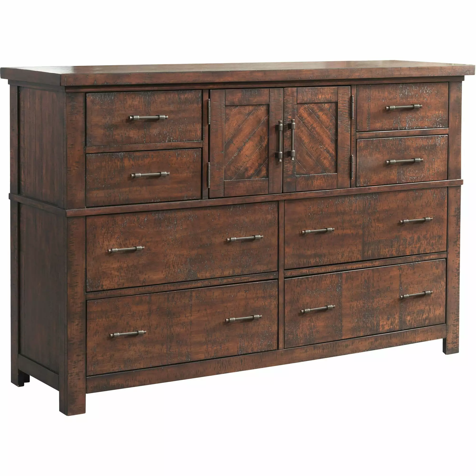 Picket Houtilize Furnishings Dex Dresser Walnut - Contemporary Bedroom Storage Solution Picket House Furnishings