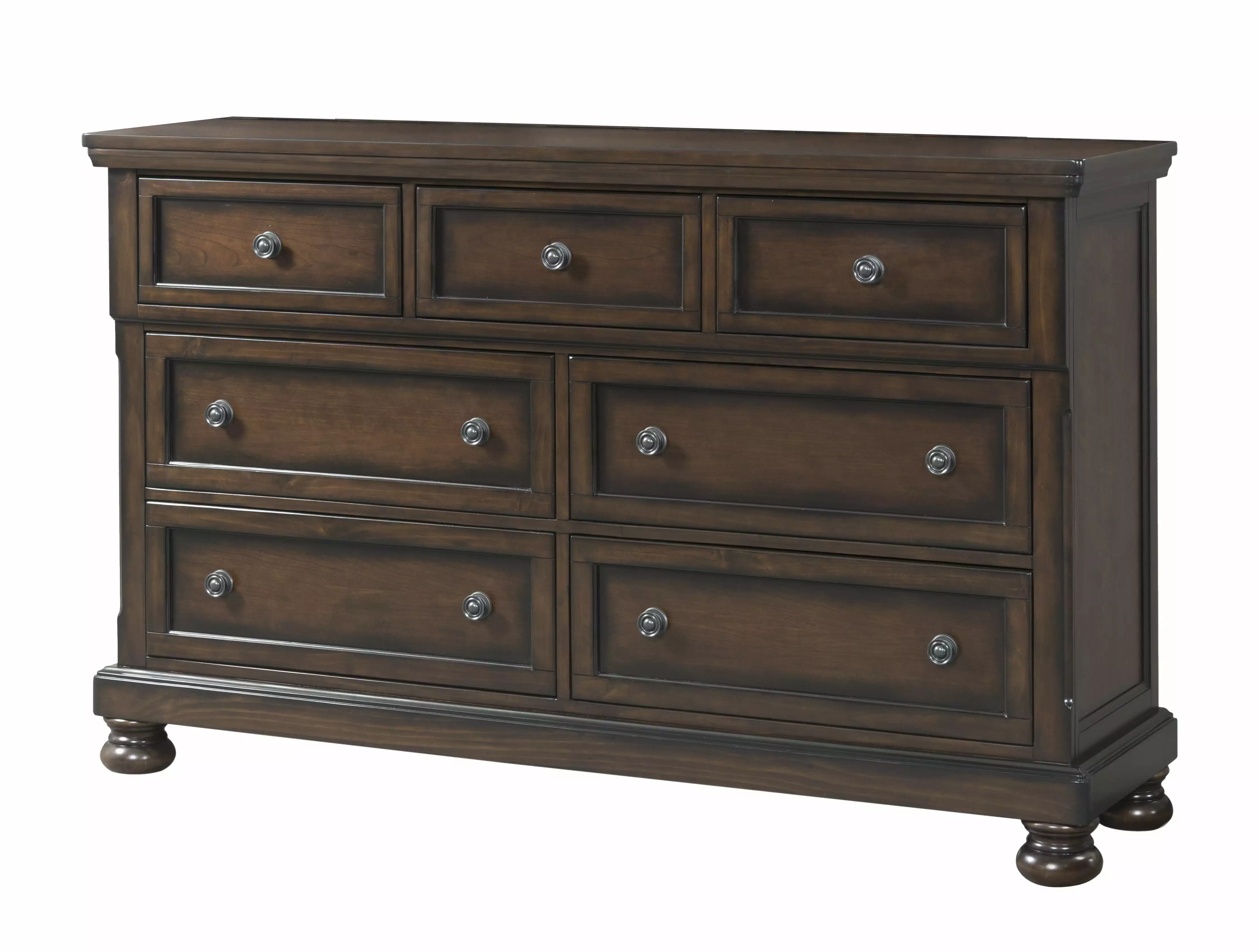 Picket Houtilize Furnishings Kingsley Dresser Walnut Bedroom Furniture Picket House Furnishings