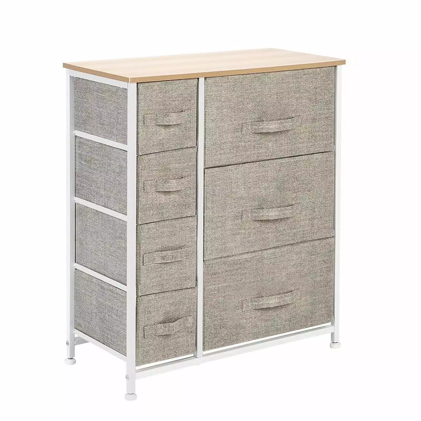 7-Drawer Dresser Storage Tower Unit Bedroom Hallway Closet Office Steel Frame Wood Top Linen ANCEL