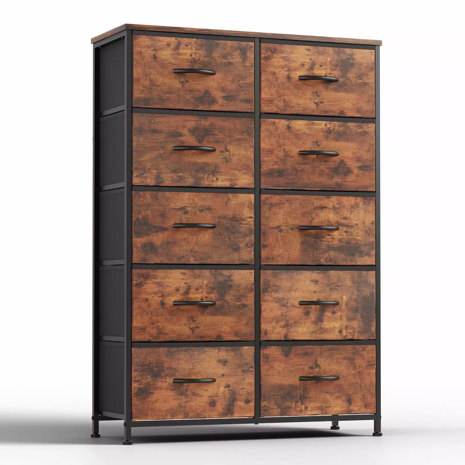 Dresser Bedroom Storage 12 Drawers Fabric Tower Sturdy Metal Frame ANCEL