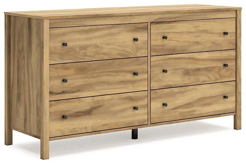 Bermacy Dresser Modern 6-Drawer Storage Cabinet Bedroom