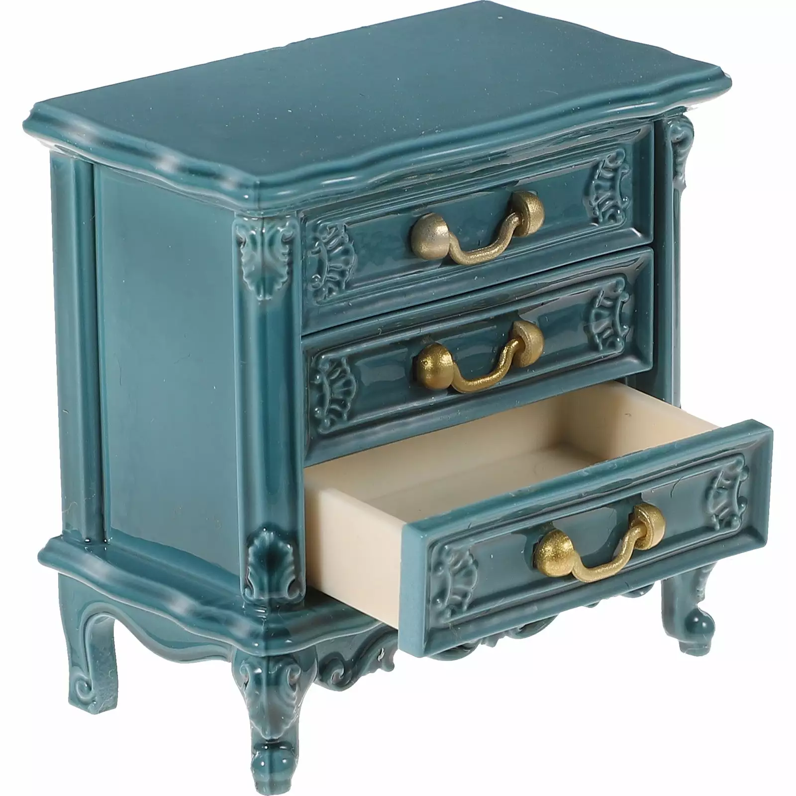 Mini Chest Drawers Kids Dresser Storage Shelves Wooden Cabinet Tiny Decor Child COLO