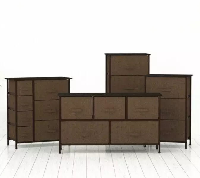 4/5/7 Drawer Dresser Chest Bedroom Set Furniture Nightstand Storage FloraVivid