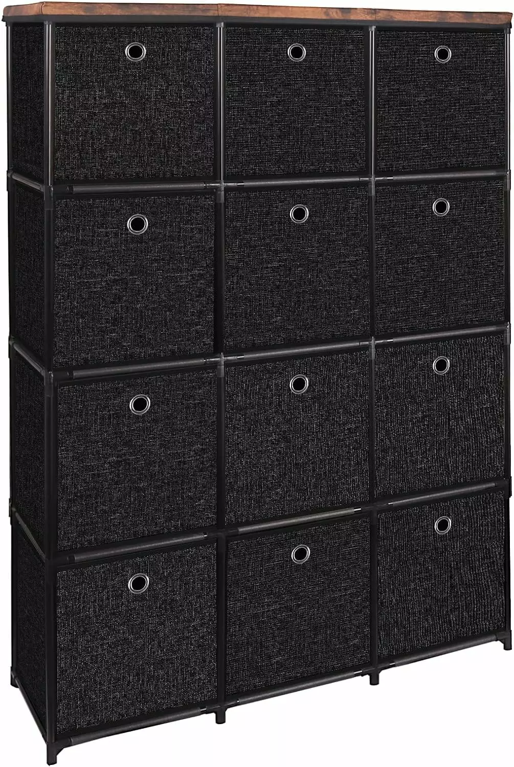 Vintage Floral 12-Drawer Storage Tower Unit Fabric Dresser Bedroom Closet Nursery jq02
